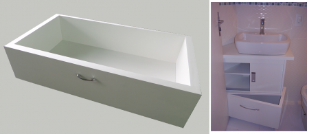 Cesto de Roupas Móvel 